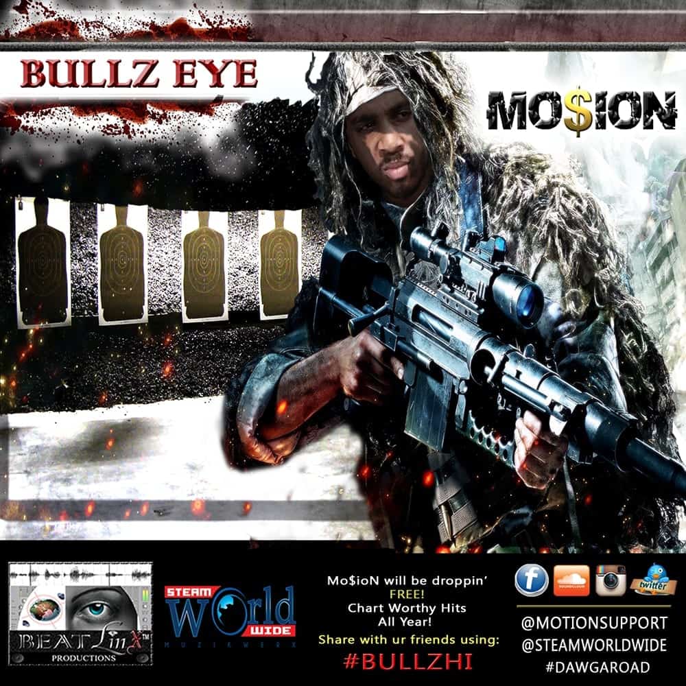 Mo$ion - Bullz Eye - Prod By Beatlinx & SteamWorldWide