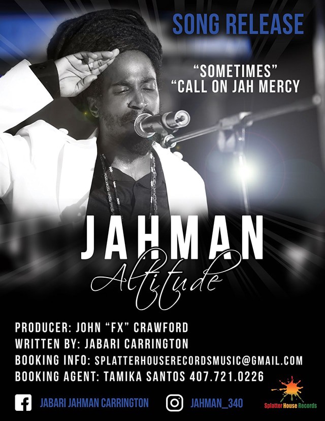 Jahman - Sometimes - Splatterhouse Records