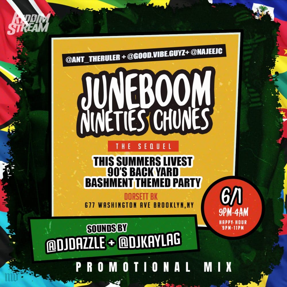 Dj Kayla G - #JUNEBOOM90sCHUNES "The Sequel" (Dancehall & Soca PROMO Mix)