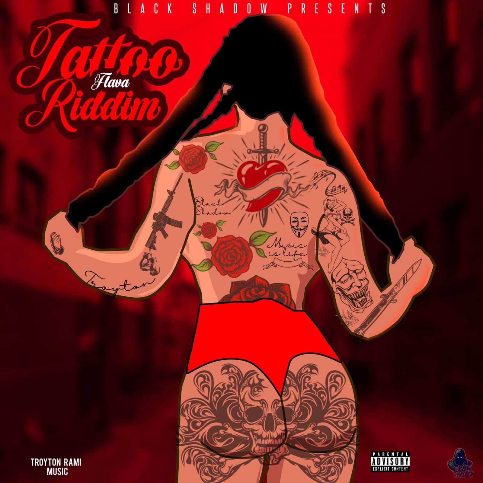 Tattoo Flava Riddim - Black Shadow Tattoo Flava Riddim - Black Shadow