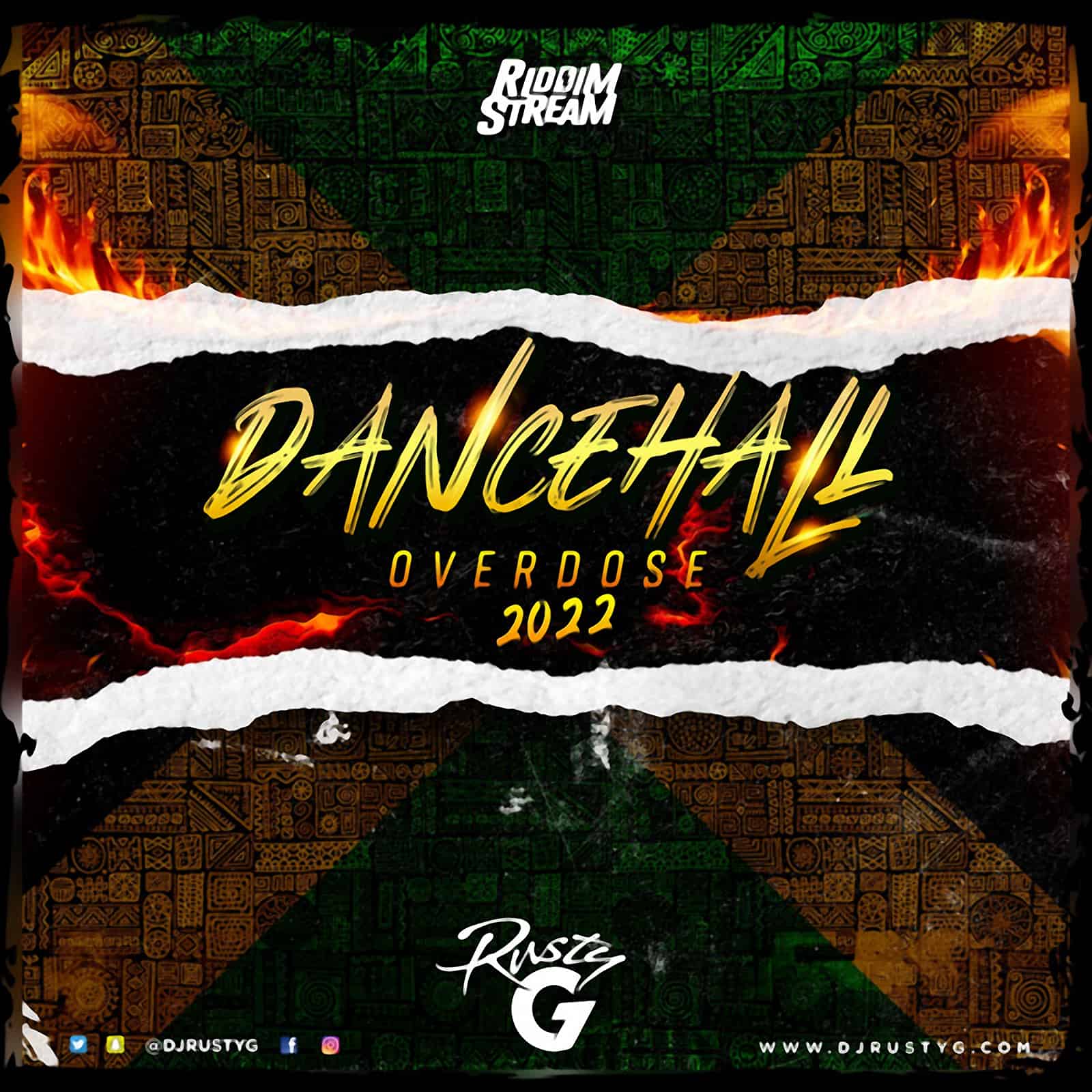 DJ Rusty G -  Dancehall Overdose 2022 (Dancehall Mix) - Raw